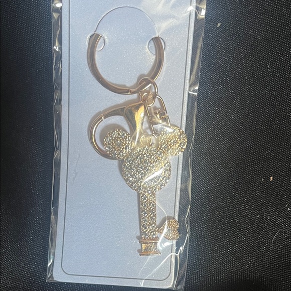 Fashion Jewelry Accessories - Fashion Jewelry Gold Glitter Mouse Key Holder